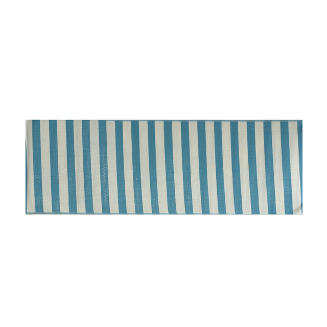 Ψάθα Παραλίας Ρολλό Ριγέ Πλαστική 180x60cm TNS - Γαλάζιο