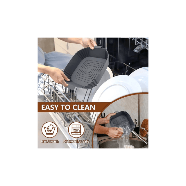 Cook N Fry (Airfryer) Φόρμα Σιλικόνης Μαγειρέματος για Air Fryer 20x20x6.5εκ. TnS 03-950-3995
