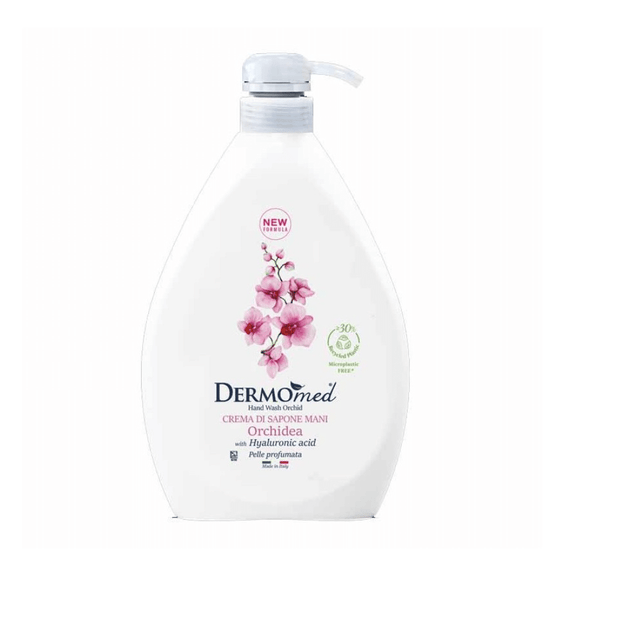 Dermomed Κρεμοσάπουνο Αντλία 1000ml Liquid Soap Cashmere e Orchidea