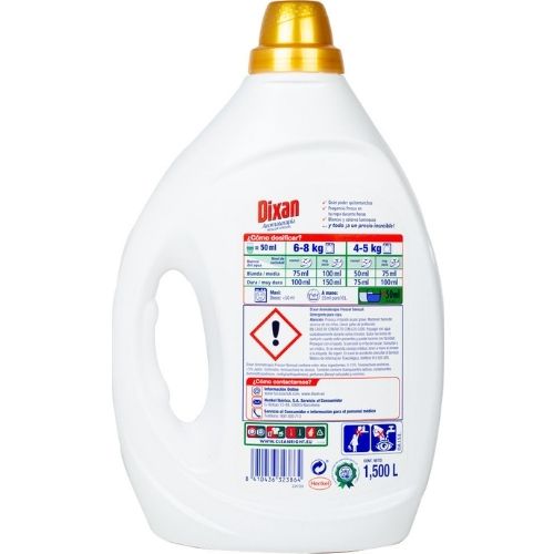 Dixan 30Μεζούρες 1.5lit Aromaterapia Frescor Sensual Υγρό Απορρυπαντικό Πλυντηρίου Ρούχων