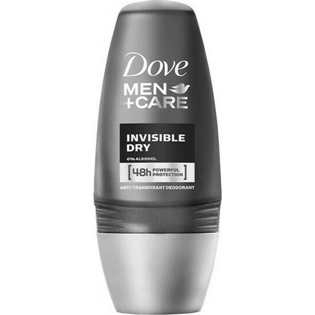 Dove Roll on 50ml Men+Care Invisible Dry 48h Αποσμητικά σώματος