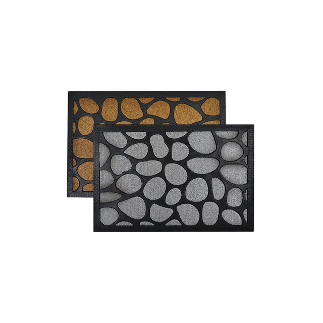 Πατάκι Εισόδου Μοκέτα (Βότσαλο) 40x60cm E-1549 Sidirela