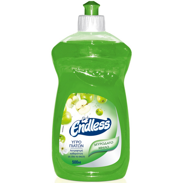 Endless Υγρό Πιάτων 500ml Μυρωδάτο Μήλο