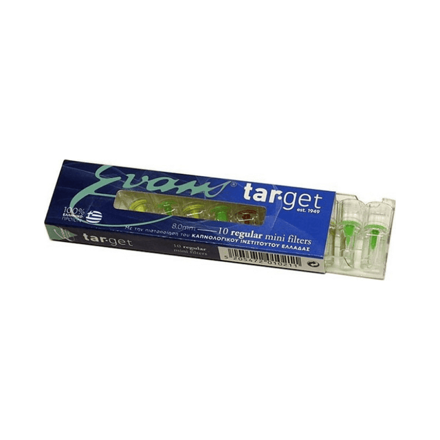 Πιπάκια Τσιγάρου Evans Target 8mm 1τμχ.-(10 φιλτράκια)