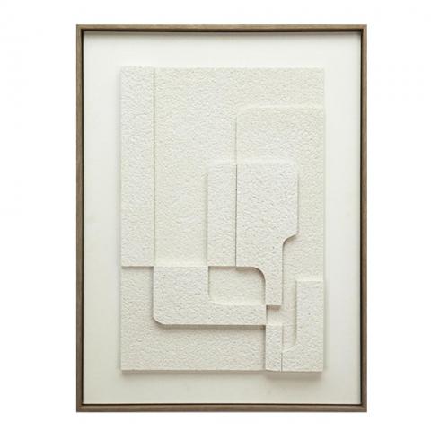 ΠΙΝΑΚΑΣ ΣΕ 3D ΚΑΜΒΑ ΛΕΥΚΟ PVC/MDF 60Χ80ΕΚ FAL450 ESPIEL