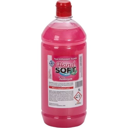 Biarom - Hand Soft 1000ml Υγρό Κρεμοσάπουνο Χεριών Με Άρωμα Bubblegum