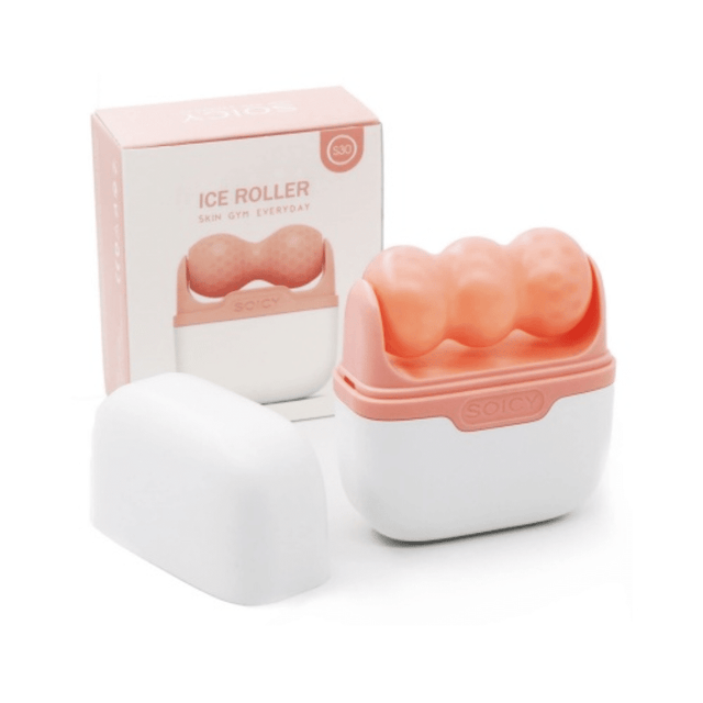 ICE MASSAGE ROLLER S30 για πρόσωπο & σώμα SOICY (Χρώμα Ροζ)
