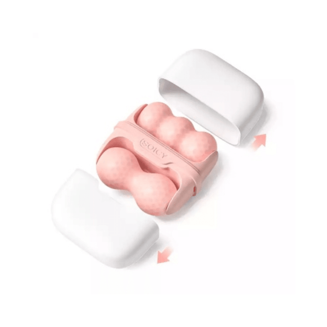 ICE MASSAGE ROLLER S30 για πρόσωπο & σώμα SOICY (Χρώμα Ροζ)