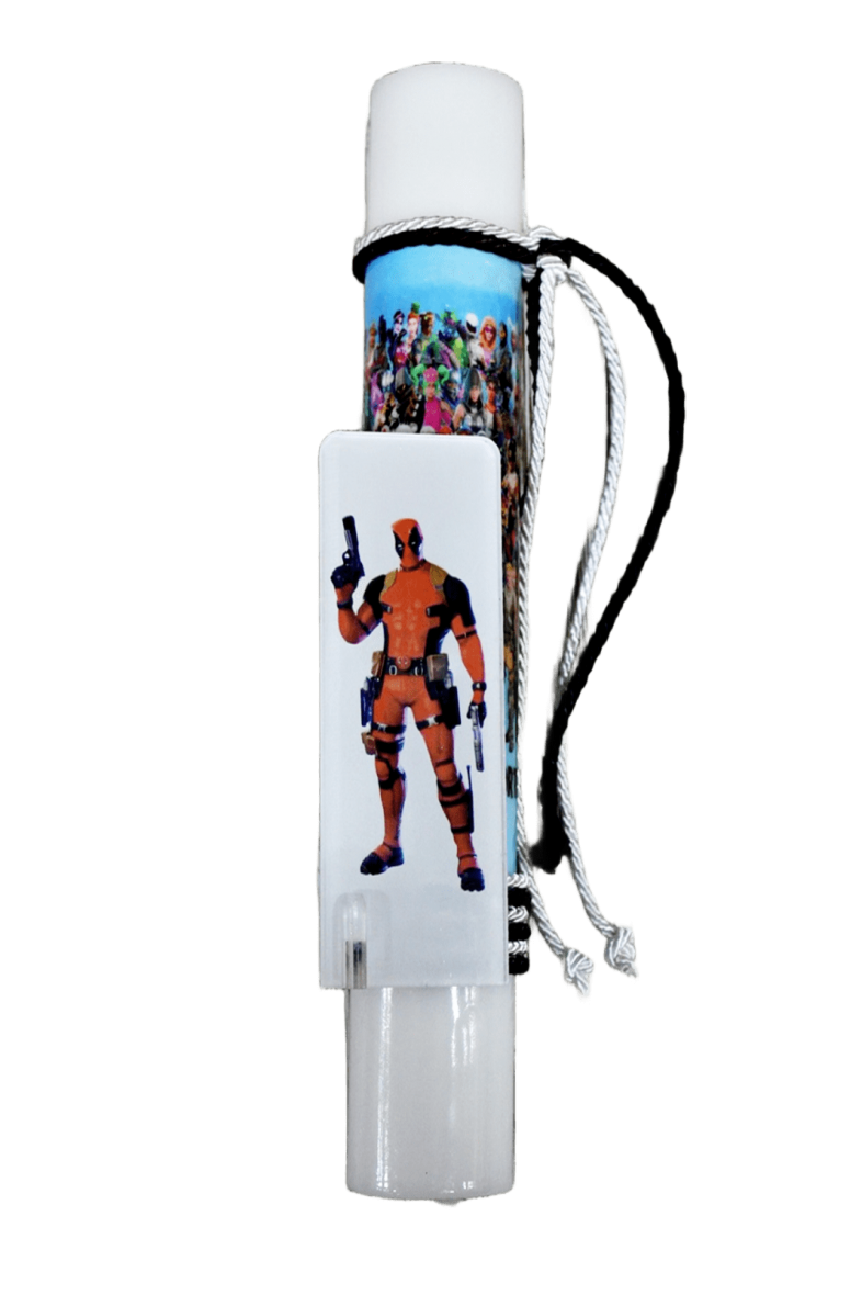 Λαμπάδα Πασχαλινή (Gerakis) fortnite Κόκκινος Plexiglass 25 x 3,5cm 25Δ010 003706