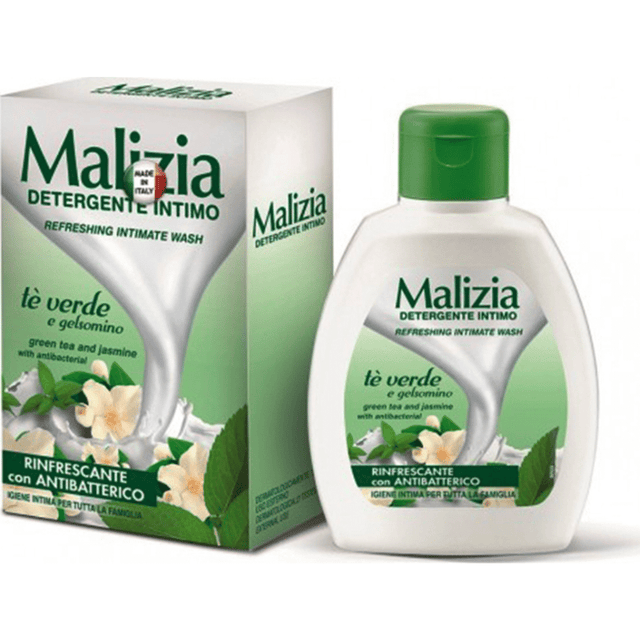 Malizia Intimo 200ml Wash για την Ευαίσθητη Περιοχή Green Tea & Jasmine