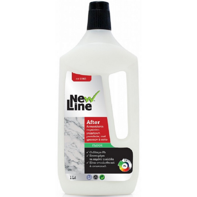 New Line 1000ml After Υγρό 90012 Αυτογυάλιστη Παρκετίνη Μαρμάρων, Μωσαϊκών, Γρανιτών