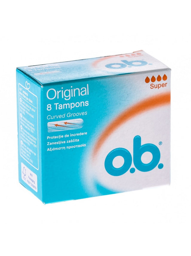 O.B. Ταμπόν (8τεμ.) Original Curved Grooves Normal