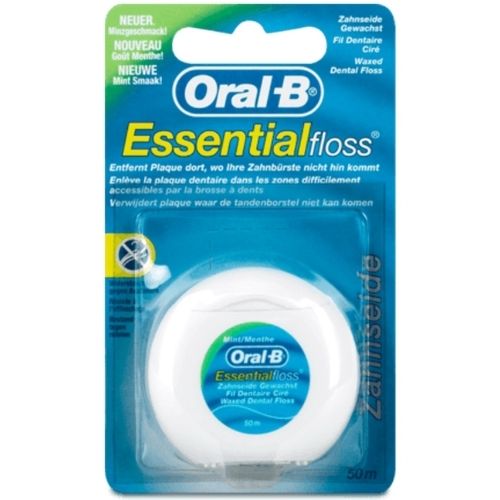 Οδοντικό Νήμα Oral-B (50m) Essential Floss Mint Κηρωμένο