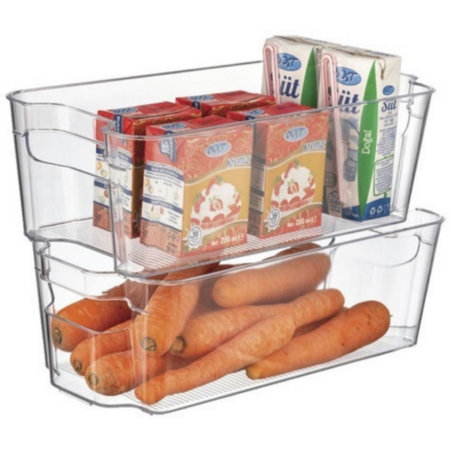 Organizer-Ράφι Ψυγείου Πλαστικό Διάφανο 7lt 30x21x12cm TnS 32-800-1588