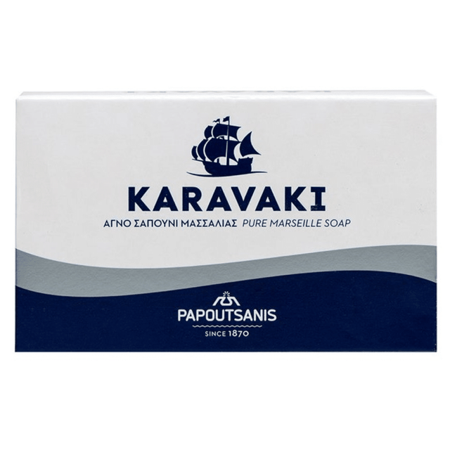 Papoutsanis Σαπούνι 100gr Καραβάκι Λευκό Αγνό