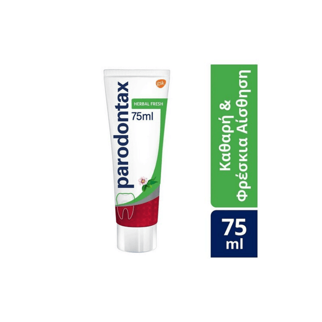 Parodontax Οδοντόκρεμα 75ml Herbal Fresh κατά της Πλάκας