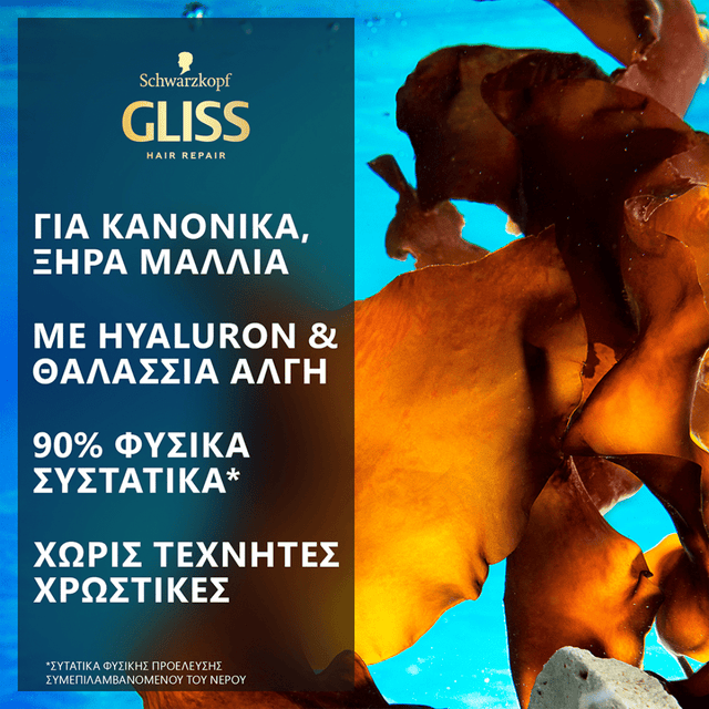 Schwarzkopf Gliss Σαμπουάν 400ml Aqua Revive για Ενυδάτωση για Όλους τους Τύπους Μαλλιών