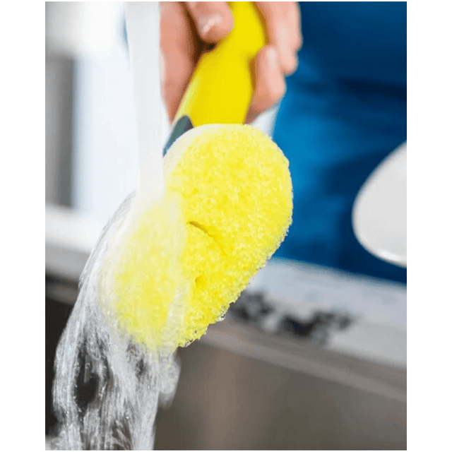 Scrub Daddy Dish Wand Σφουγγάρι Πιάτων με Λαβή Κίτρινο