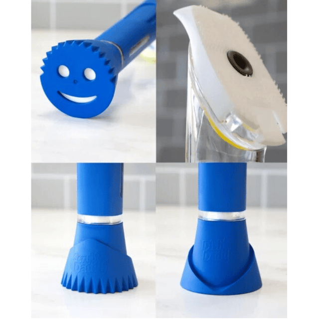 Scrub Daddy Dish Wand Σφουγγάρι Πιάτων με Λαβή Κίτρινο
