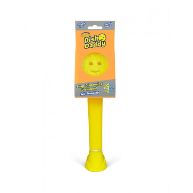 Scrub Daddy Dish Wand Σφουγγάρι Πιάτων με Λαβή Κίτρινο