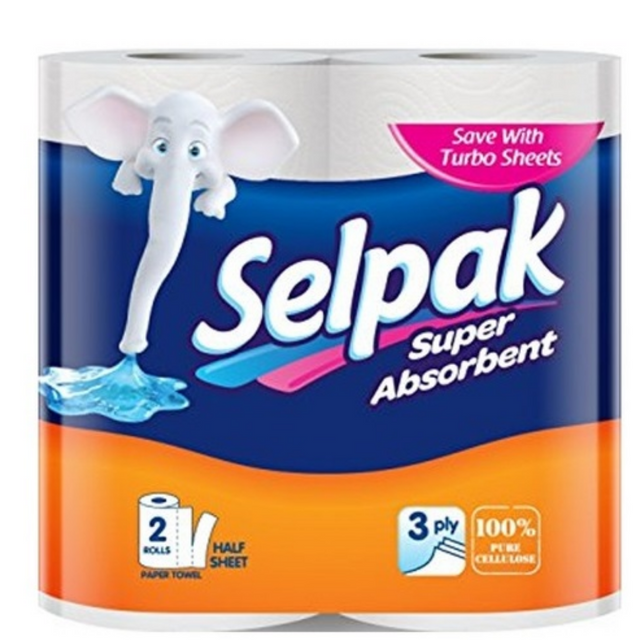 Selpak 2x150γρ 3Φύλλο Χαρτί Κουζίνας