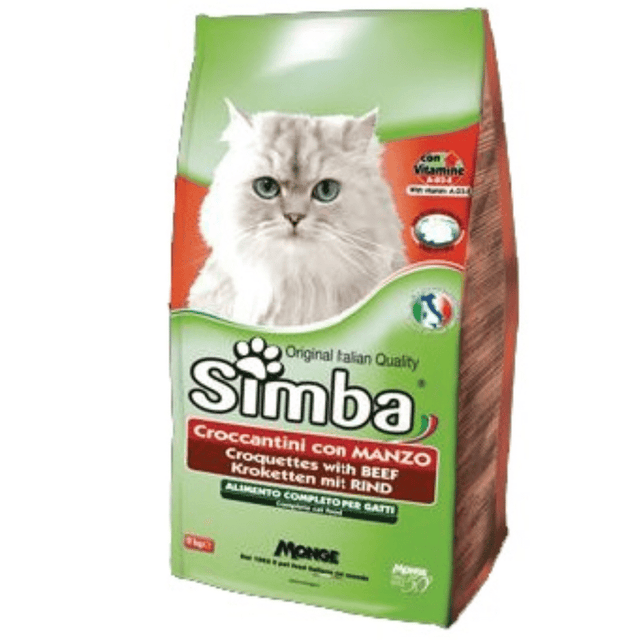 Κροκέτες Simba 2Kg Ξηρά Τροφή Γάτας με Βοδινό
