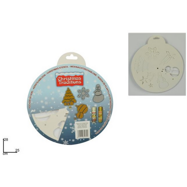 Stencil Διακοσμητικό 25cm Art.61072 Welkhome