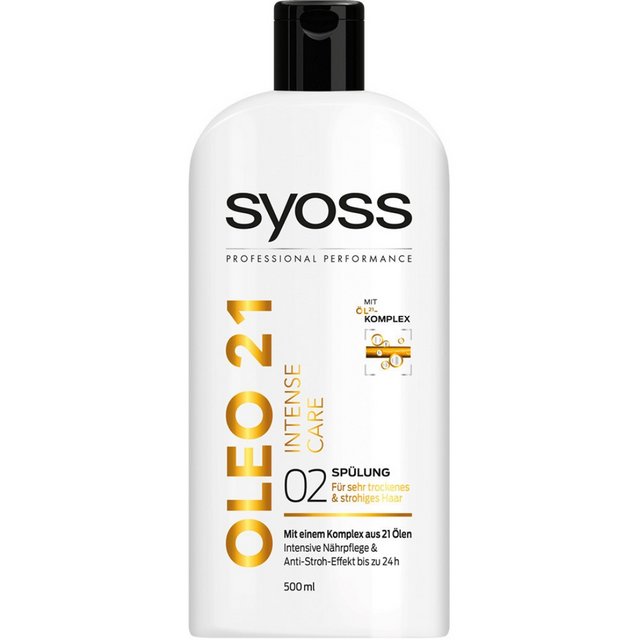 Syoss Conditioner 500ml Oleo 21 Intense Care για Θρέψη για Όλους τους Τύπους Μαλλιών