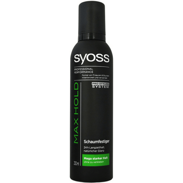 Mousse Syoss 250ml Αφρός Μαλλιών Max Hold Για Τέλειες Μπούκλες Κράτημα No5