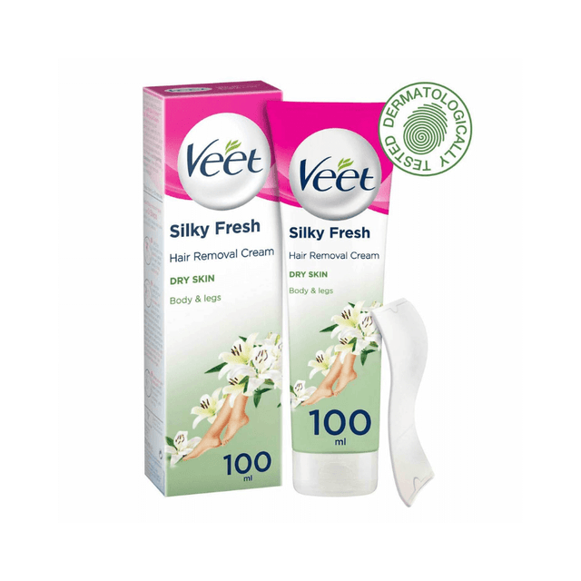 Veet 100ml Silk & Fresh Αποτριχωτική Κρέμα για Κανονικές Επιδερμίδες
