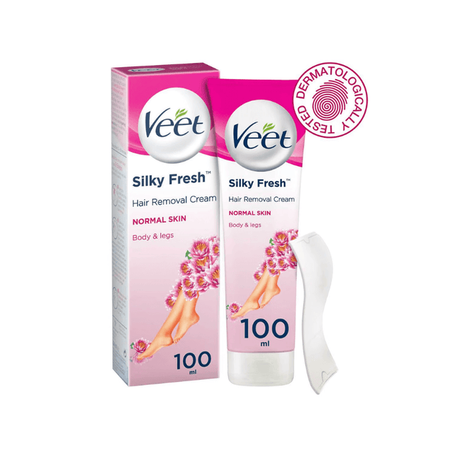 Veet 100ml Silk & Fresh Αποτριχωτική Κρέμα για Κανονικές Επιδερμίδες