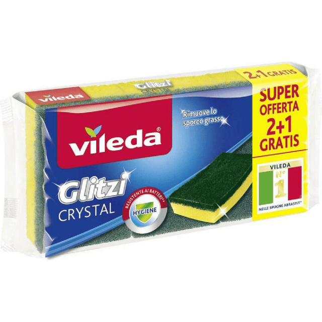 Σφουγγαράκια Κουζίνας 3τμχ. Σετ Glitzi Vileda