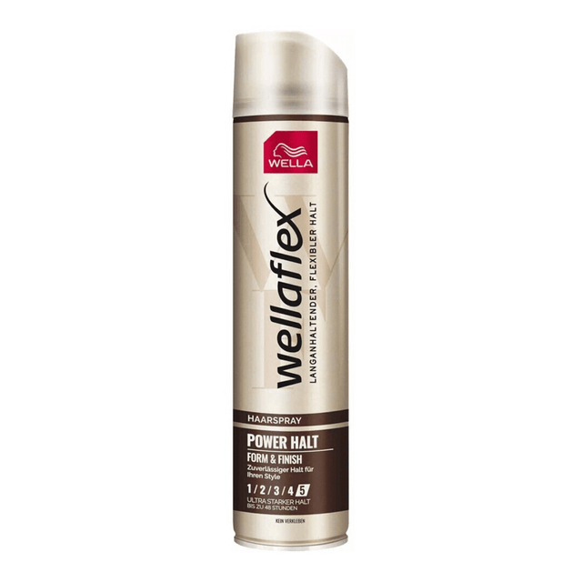 Hairspray Wella Wellaflex 250ml Power Half Form & Finish No5 Ultra Strong Hold  Λάκ Μαλλιών