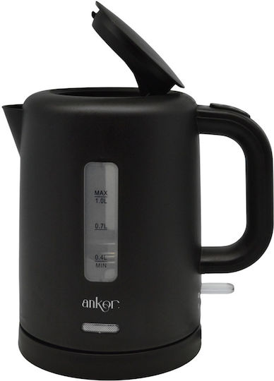 Βραστήρας 1lt 1100W Μαύρος Ματ 1 Lt Ankor 848003