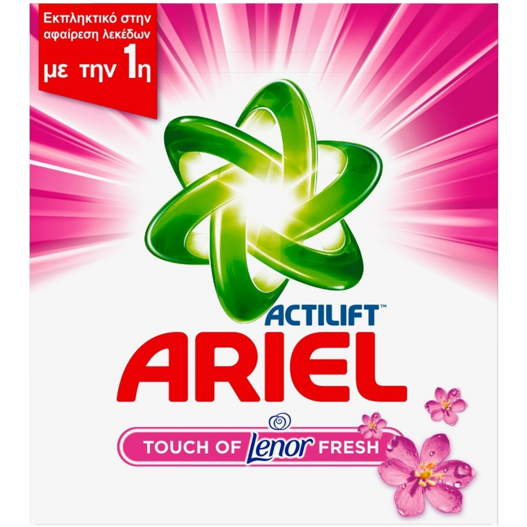 Ariel Actilift Fresh Touch Of Lenor Fresh Σκόνη 55 Μεζούρες