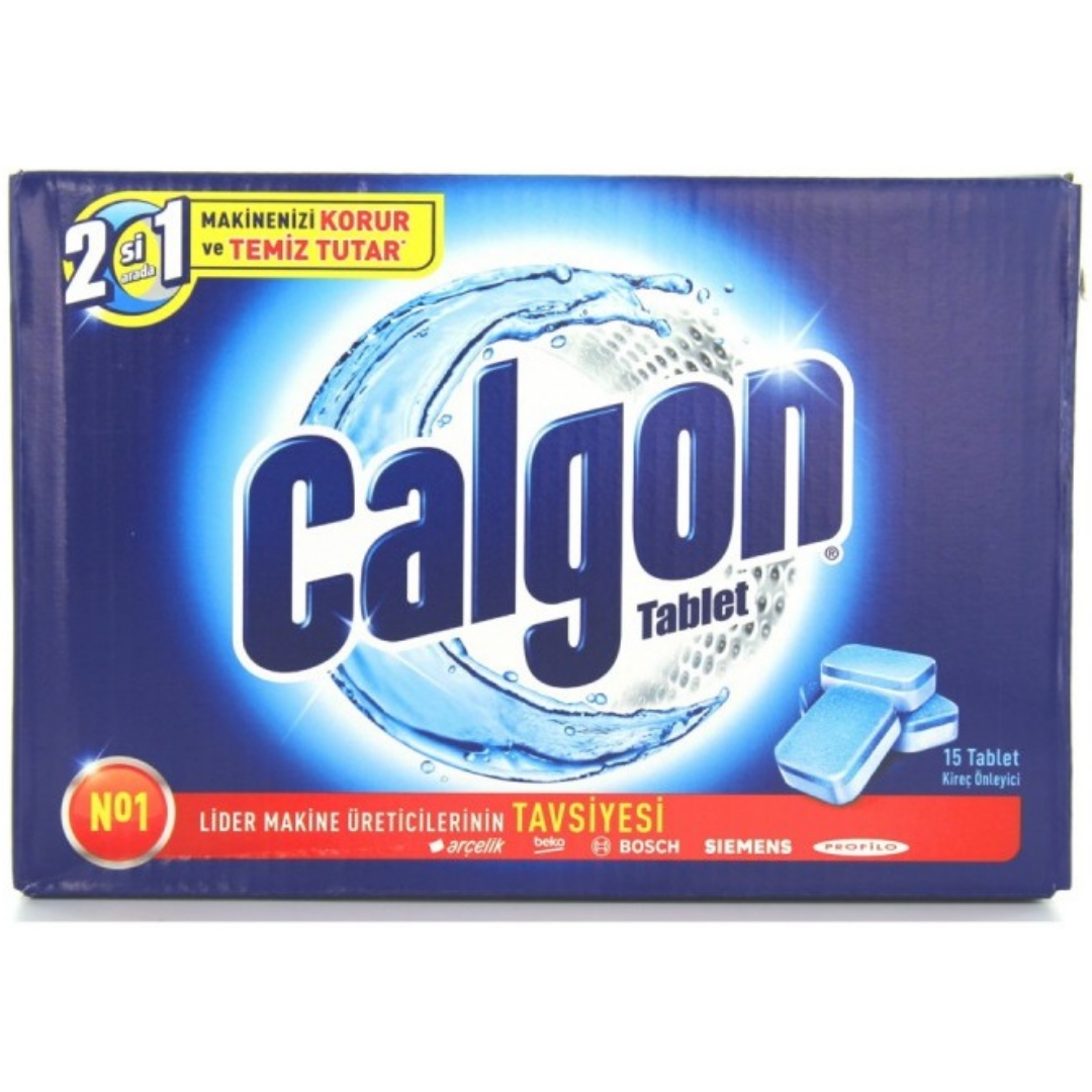 Calgon Αποσκληρυντικό Powerball Πλυντηρίου Ρούχων 15 Ταμπλέτες
