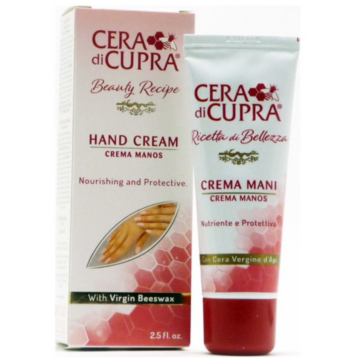 Cera Di Cupra Hand Cream With Virgin Bee Wax 75ml Κρέμα Χεριών.