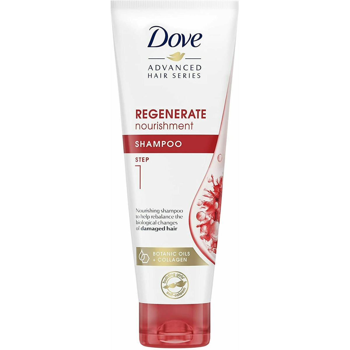 Dove σαμπουάν 250ml Advanced Hair Series Regenerate Nourishment Shampoo With Botanic Oils Collagen.