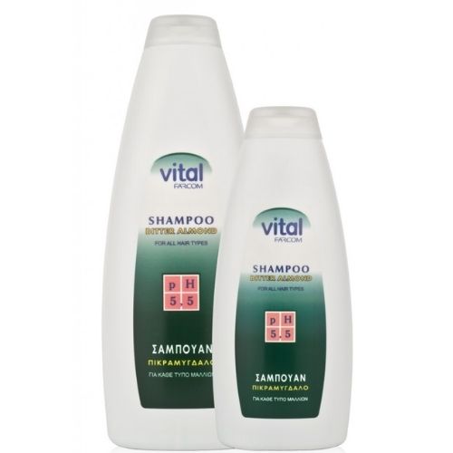 Farcom Vital Shampoo Ph 5.5 Bitter Almond 500ml Πικραμύγδαλο