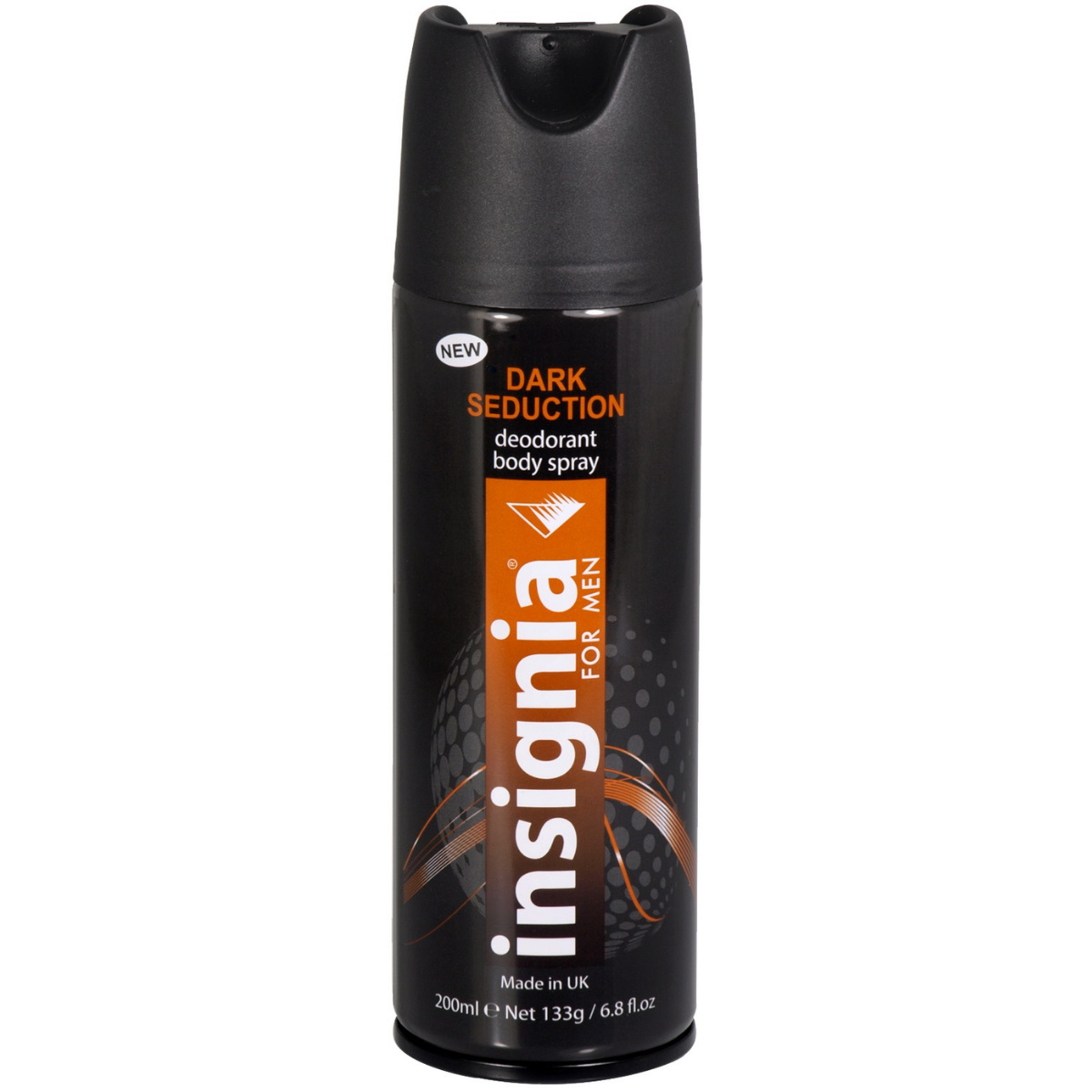 Insignia Deodorant Body Spray Dark Seduction 200ml For Men.