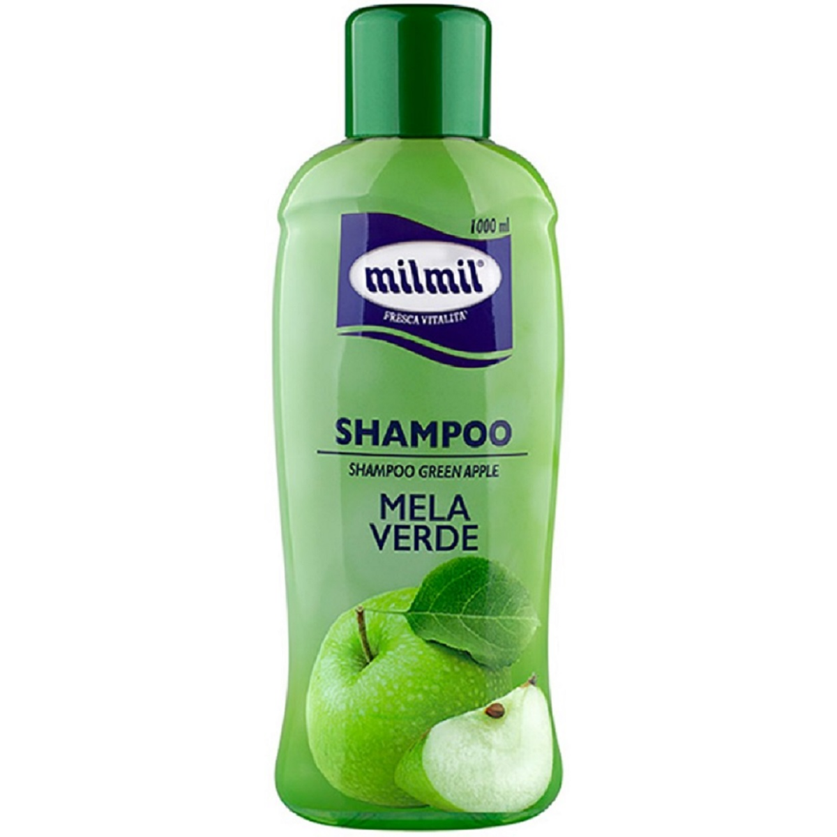 Milmil Professional Shampoo Mela Verde 1000ml Σαμπουάν.