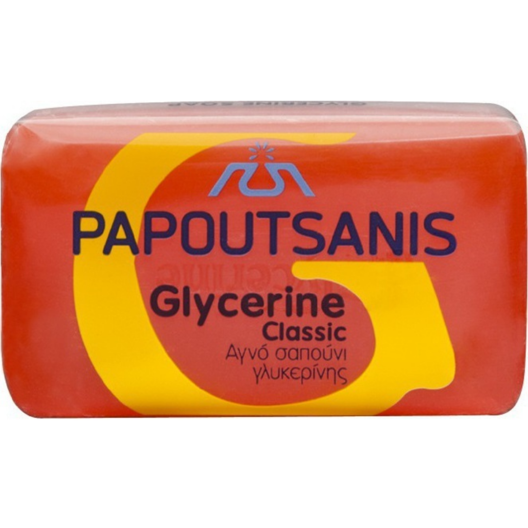 Papoutsanis Σαπούνι Γλυκερίνης Κόκκινο 125gr