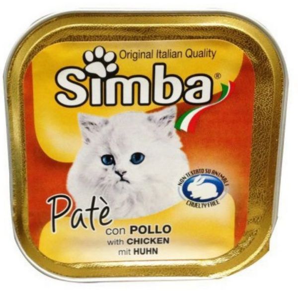 Simba Cat Γατοτροφή Πατέ 100gr Chicken Κοτόπουλο