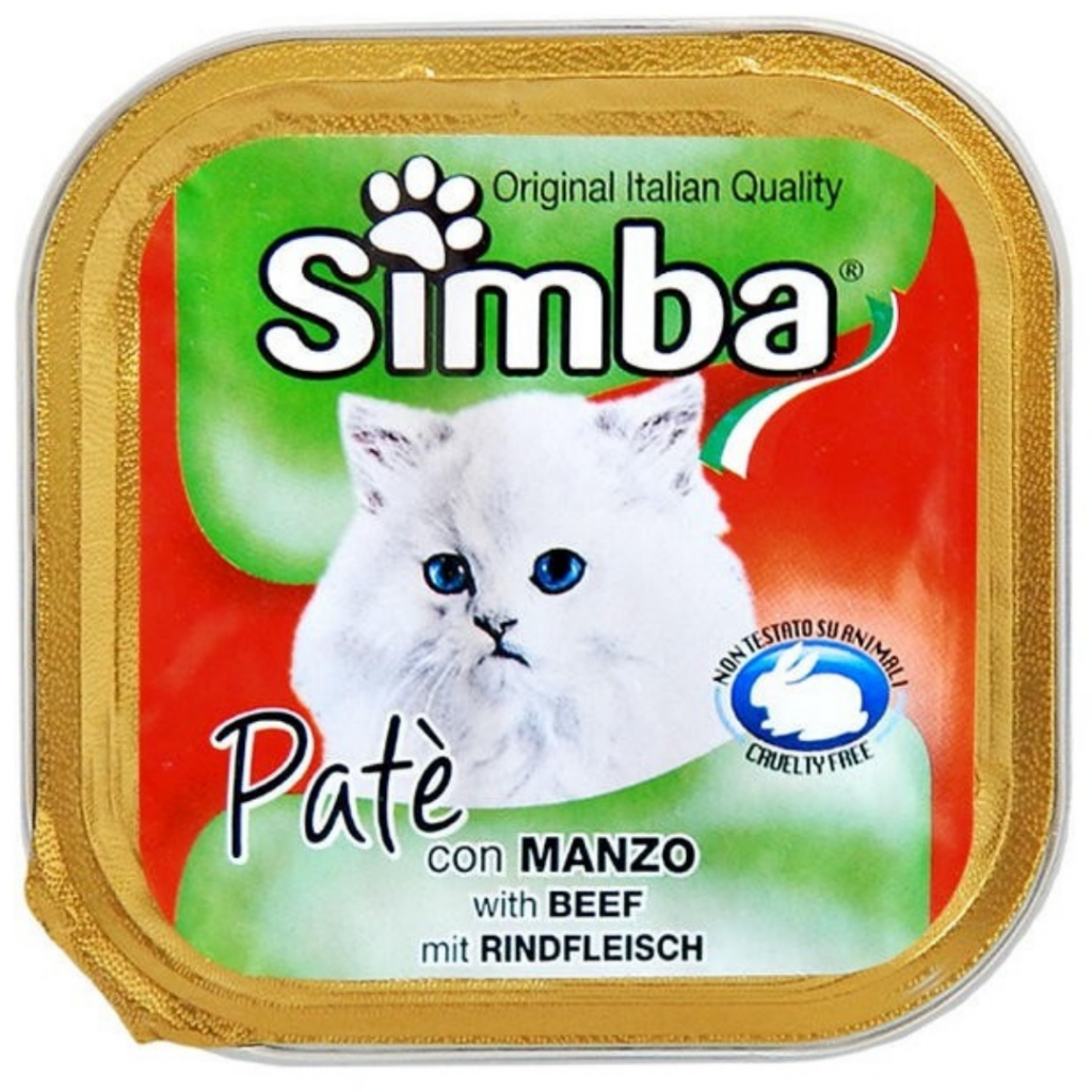 Simba Cat Γατοτροφή Πατέ Βοδινό 100gr