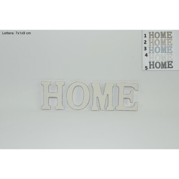 Γράμματα Home 9x7x1cm Art.MI010067 Welkhome