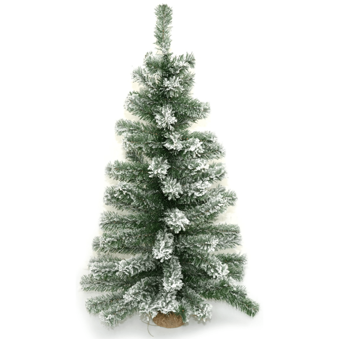 Δέντρο Χιονισμένο Πράσινο Χριστουγεννιάτικο 90cm Art. N3090A2F Welkhome