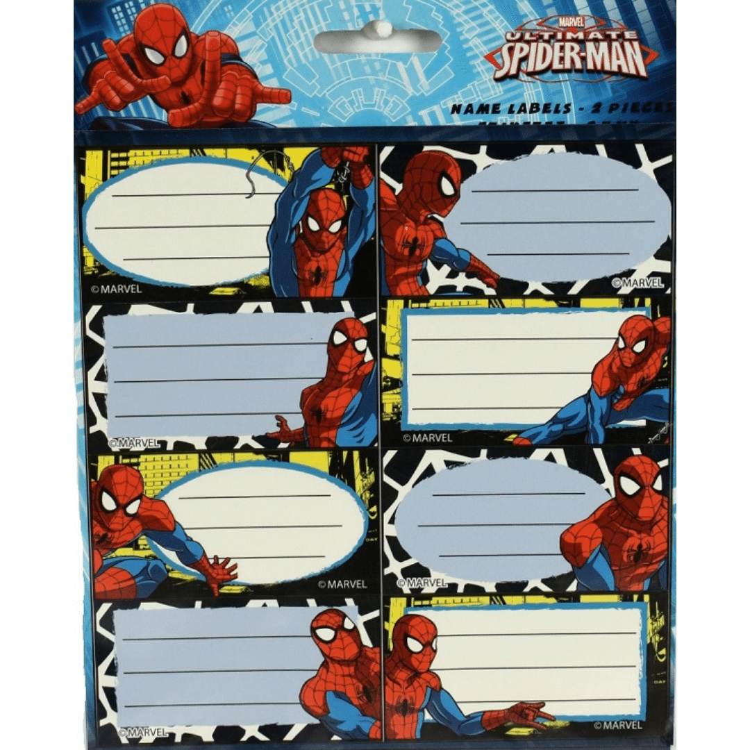 Ετικέτες Σχολικές Spiderman Art.777-51146 Welkhome