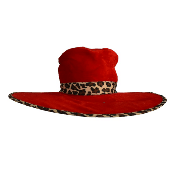 Καπέλα Αποκριάτικα Κόκκινο Βελούδινο 52cm 34 854 0073