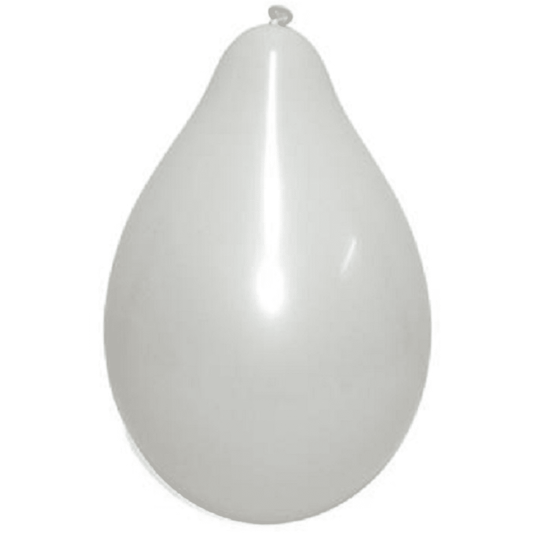 Μπαλόνια Σετ 10τμχ. 10xΦ19cm Λευκά ART.AL001850 Welkhome