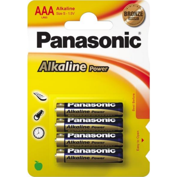 Panasonic Power Αλκαλικές AAA 4τμχ